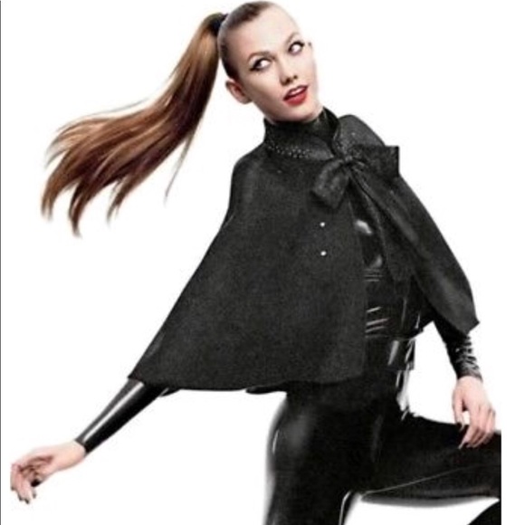 Neiman Marcus Black Cape - Picture 1 of 5